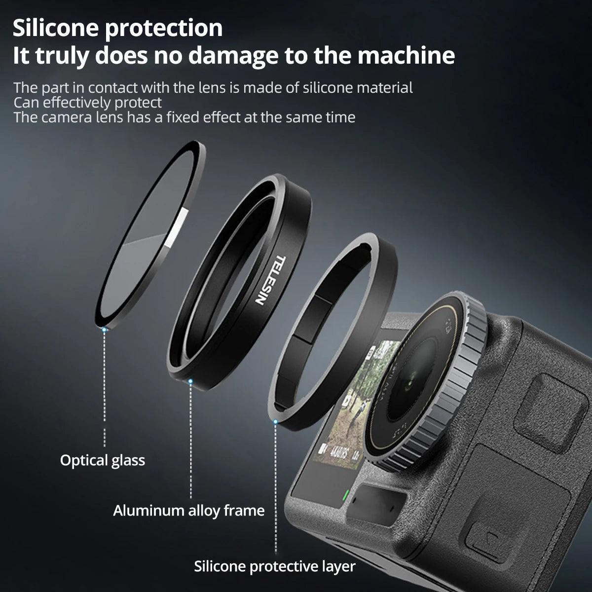 DJI Osmo Action 3/4/5 Lens Filters – CPL ND8 ND16 ND32 NDPL Action Camera Filters Axl