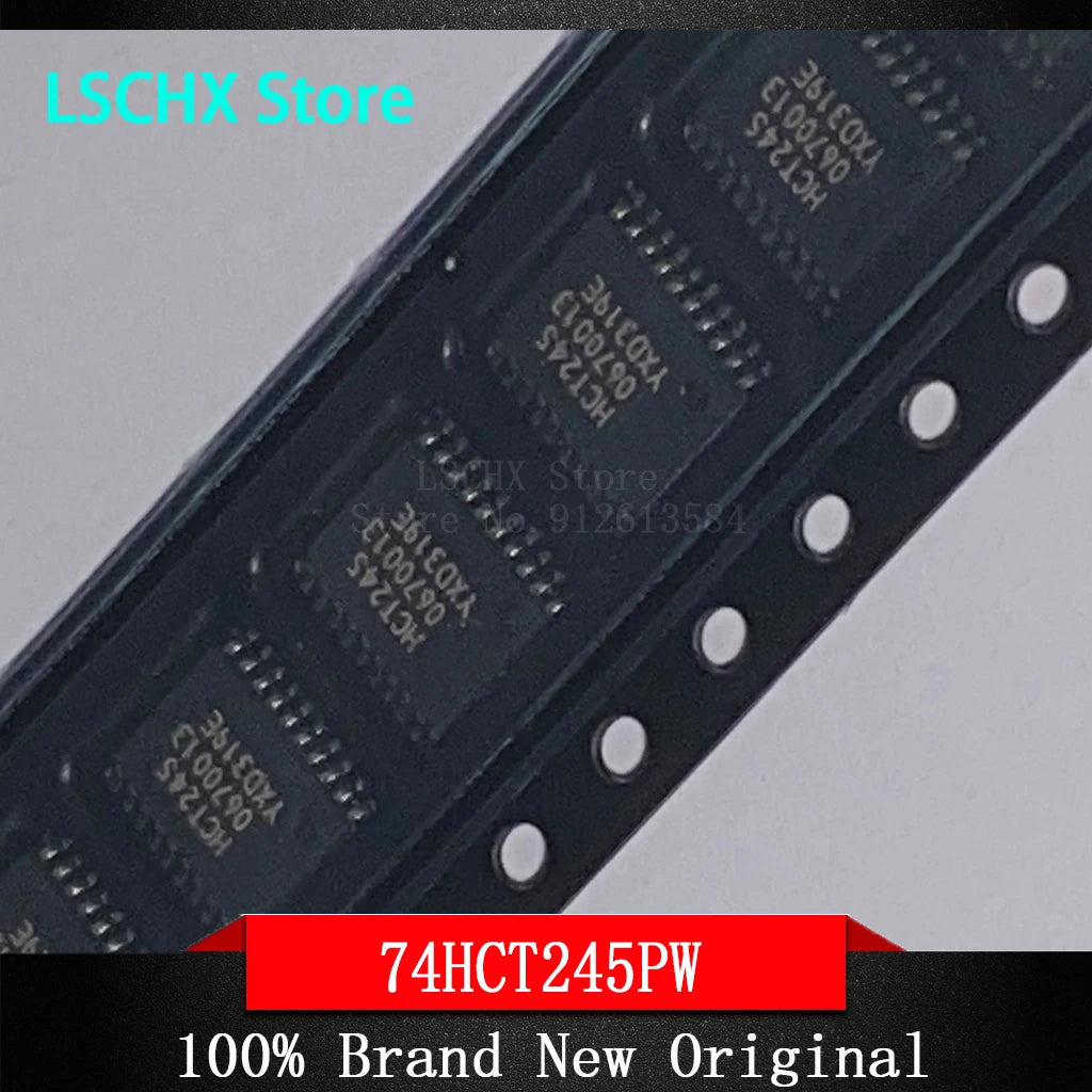 10Pcs 74HCT Logic ICs – HCT245 244 573 574 595 4051 TSSOP Logic IC Pack Axl