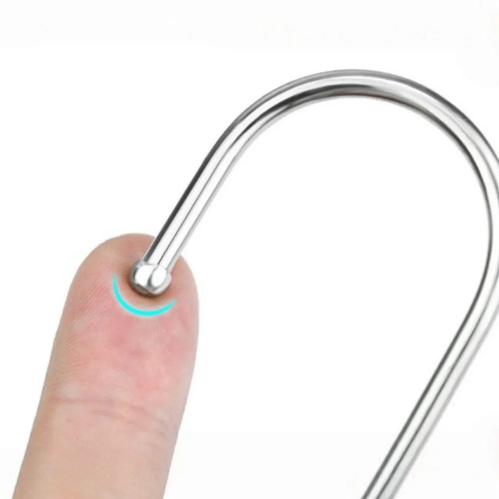10-Pack Stainless Steel S Hooks – No-Drill Kitchen Organizer Storage S Hooks Axl