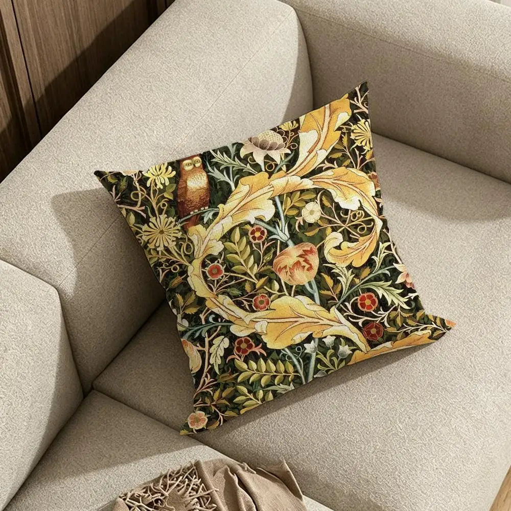 William Morris Linen Cushion Cover – Sofa, Bed & Chair Décor Linen Cushion Cover Axl
