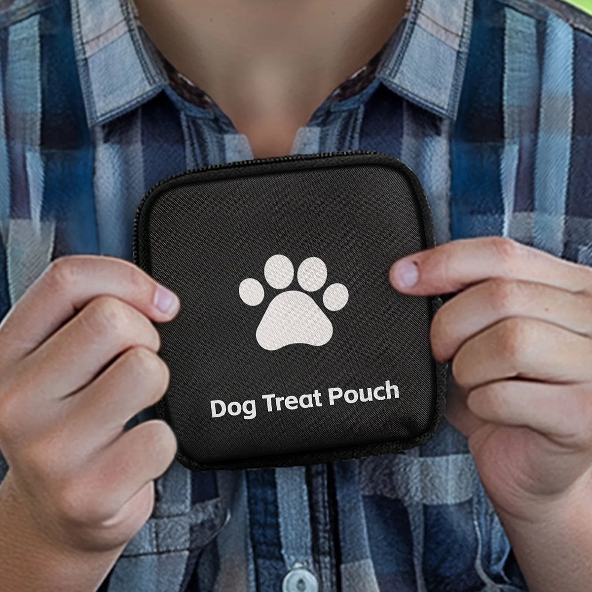 Dog Training Treat Bag – Portable Zippered Spill-Proof Pouch Dog Treat Pouch Axl