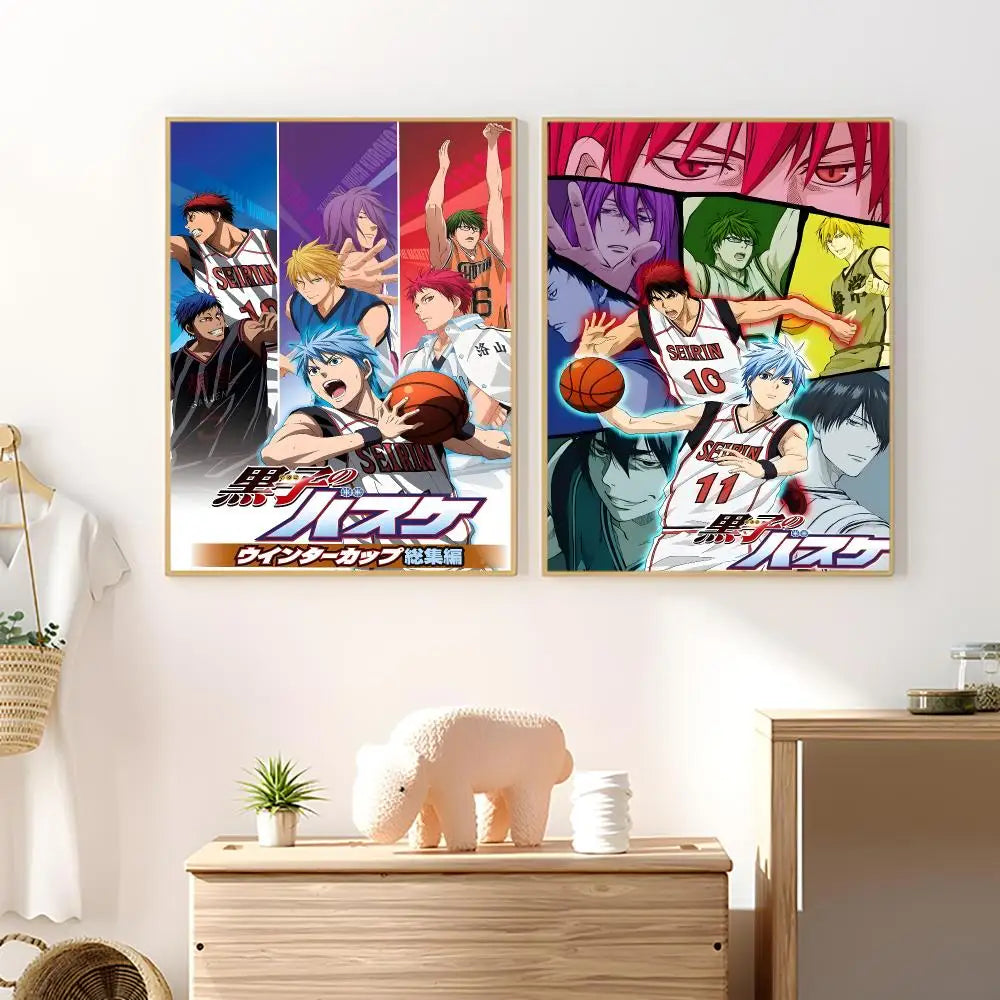 Kuroko no Basket HD Waterproof PVC Poster Stickers Anime Wall Sticker Axl