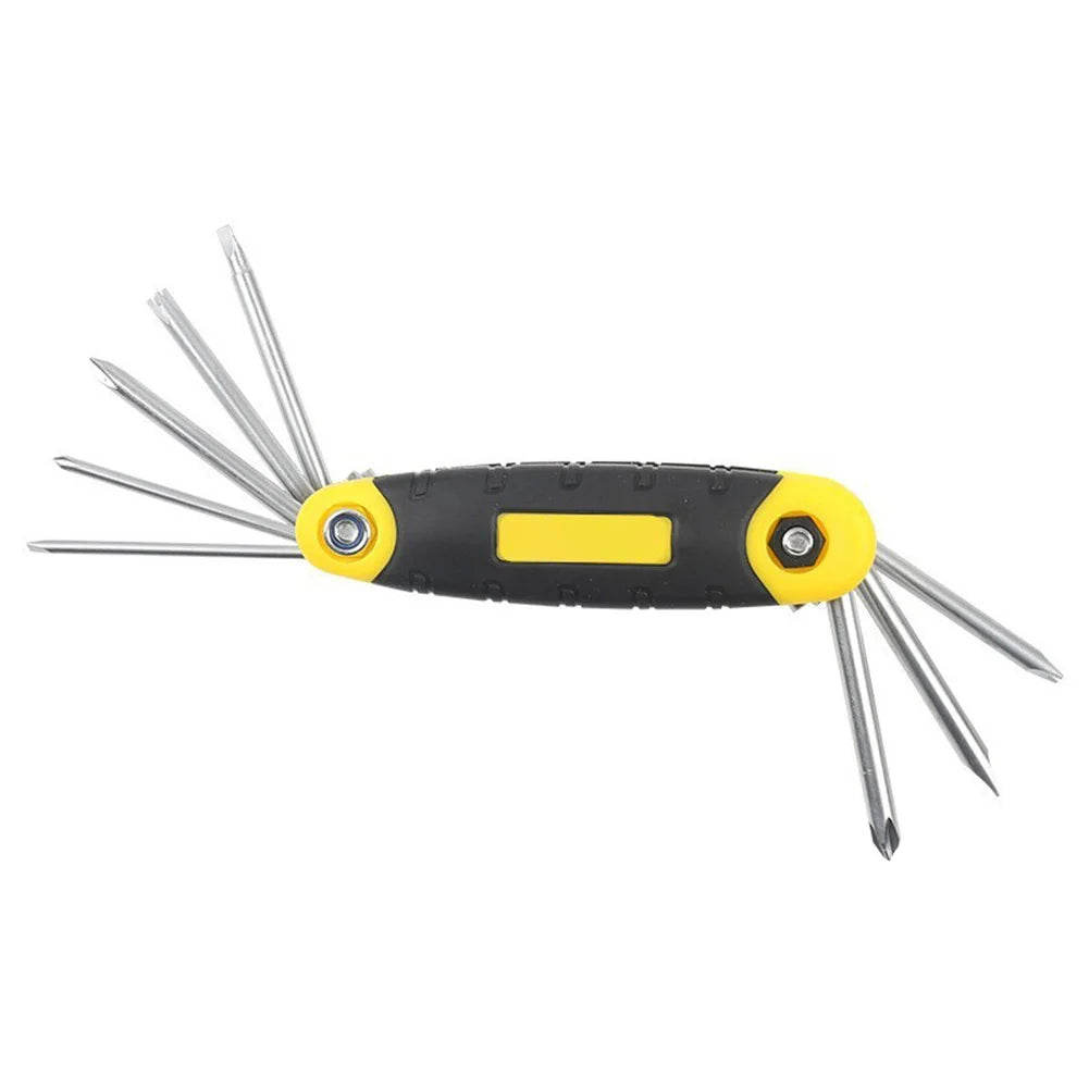 8-in-1 Folding Hex Key Wrench Set – Metric Chrome Vanadium Folding Wrench Set Axl set C China Mainland