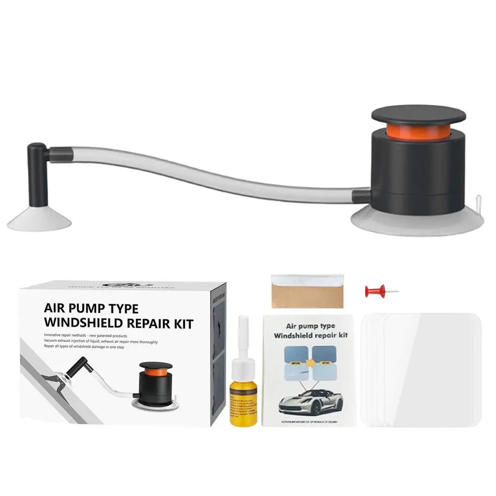 Windshield Repair Kit – Nano Glass Crack & Chip Fix Tool Windshield Repair Kit Axl set