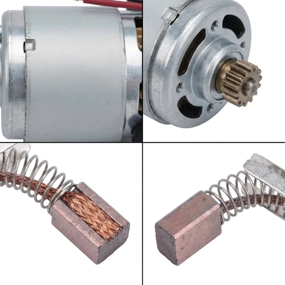 DC Motor & Carbon Brushes for GSR140-LI GSB140-LI Drills Power Tool Motor Kit Axl