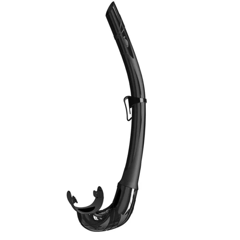 Soft Silicone Diving Snorkel – Arc-Bite Freediving Snorkel Diving Snorkel Axl Black