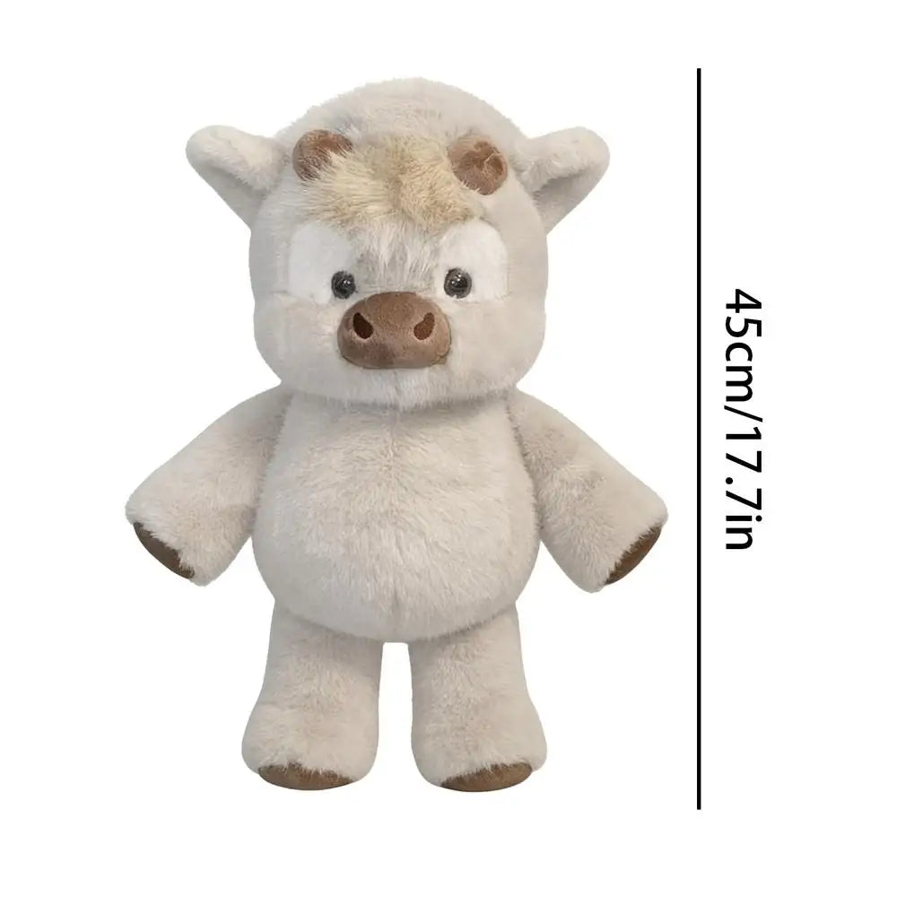 Cute Cow Plush Stuffed Animal – Soft Hugging Toy 45cm Plush Stuffed Animal Axl Khaki