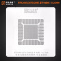 AMAOE BGA Reballing Stencil GTX1660 RTX2080 2070 2060 TU116 BGA Reballing Stencil Axl SKY BLUE China Mainland