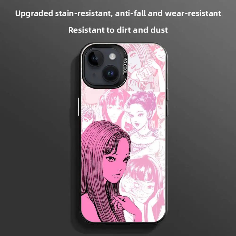 Junji Ito Tomie iPhone Case | Anime Horror Art 11–16 Pro Max Anime Phone Case Axl