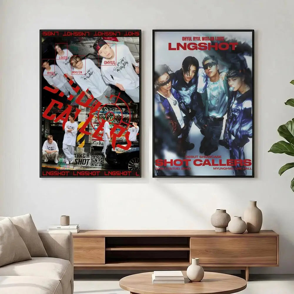 Kpop Boy Group HD Aesthetic Wall Poster – Waterproof Art Decor Wall Art Poster Axl