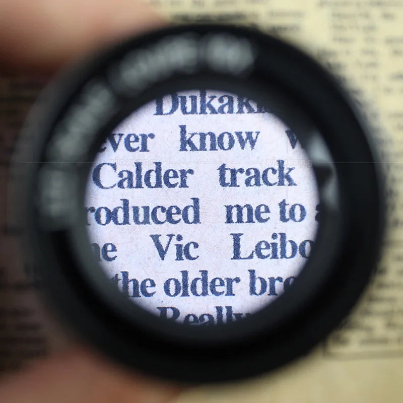 10X LED Magnifier with Scale & Optical Glass – Textile Loupe Illuminated Magnifier Loupe Axl