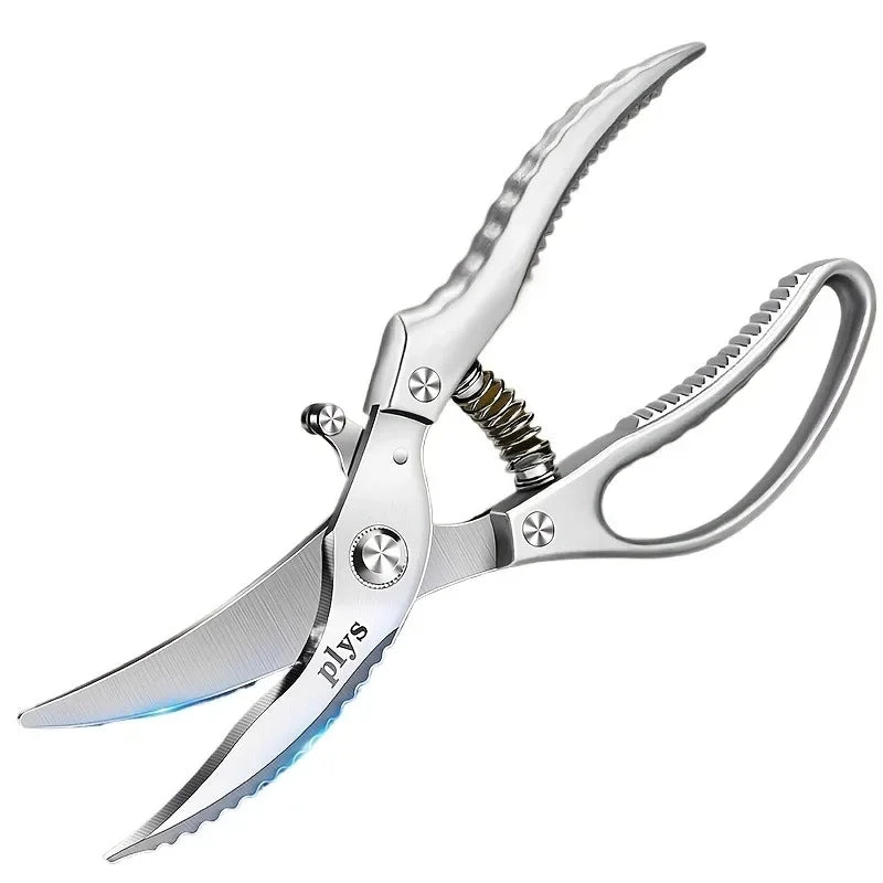 Stainless Steel Kitchen Scissors – Heavy-Duty Poultry Shears Kitchen Shears Axl GRAY