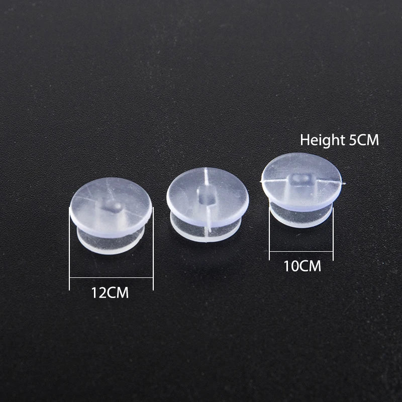 25Pcs Transparent Buttons for DIY Sandal Shoe Charms & Decor Shoe Charm Buttons Axl