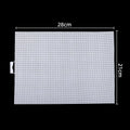 14-Count Plastic Mesh Canvas Sheets for Cross Stitch & DIY Craft Plastic Canvas Sheets Axl White