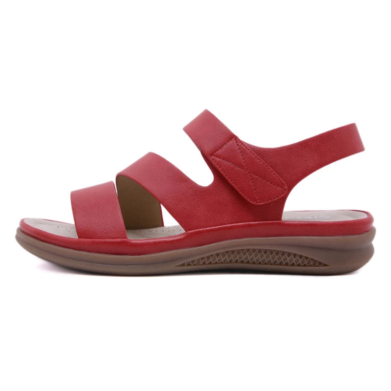 Women's Slip-On Wedge Sandals – Peep Toe Summer Beach Shoes Women's Wedge Sandals Axl