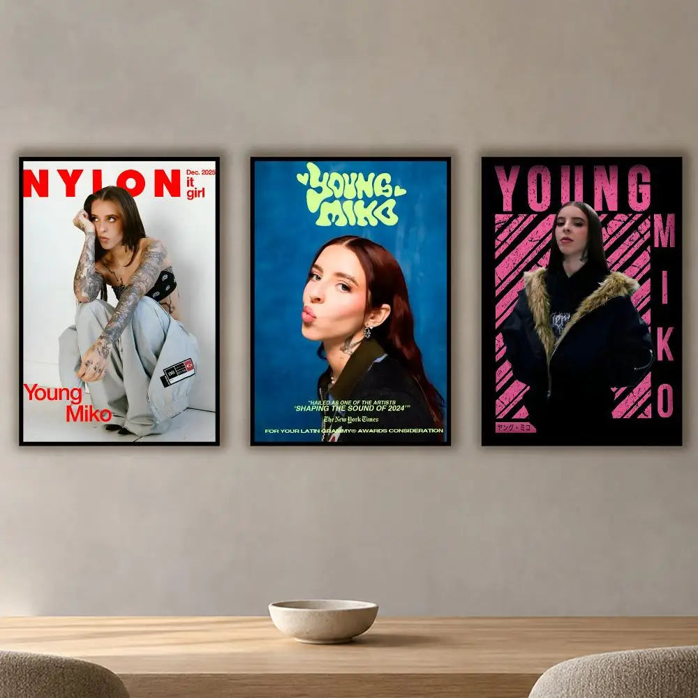 Young Miko HD Waterproof Poster Stickers | Wall Décor & Gift Poster Stickers Axl