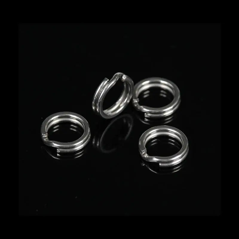 200 Pcs Stainless Steel Fishing Split Rings – Lure Connector Set Fishing Split Rings Axl