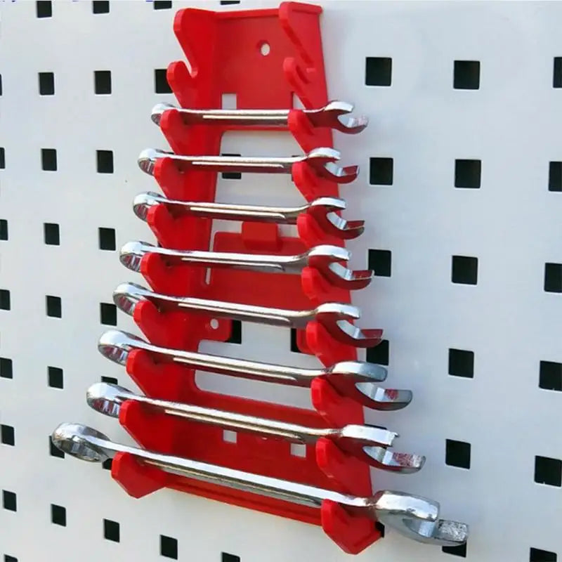 KITPIPI Red Plastic Wrench Organizer Tray – Holds 6 Wrenches Wrench Organizer Tray Axl