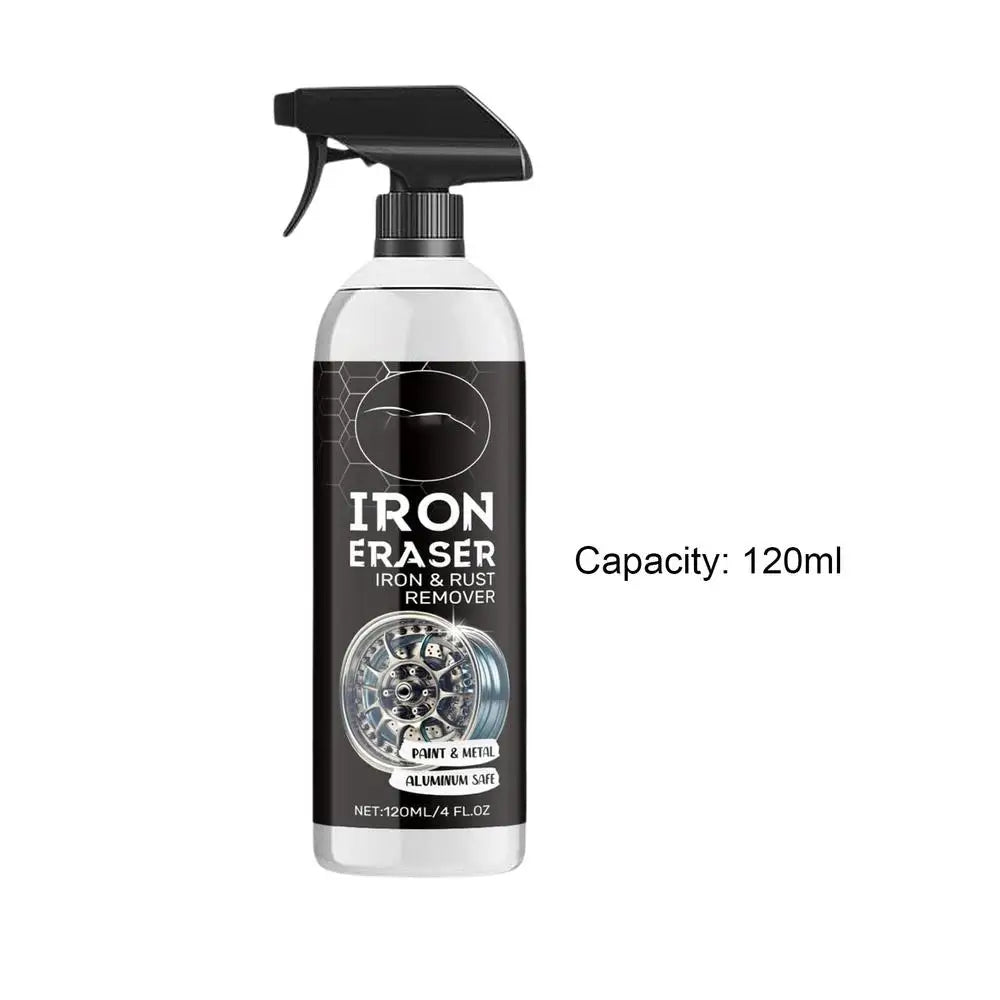 120ml Car Iron Remover Spray – Wheel, Brake & Paint Cleaner Iron Remover Spray Axl White