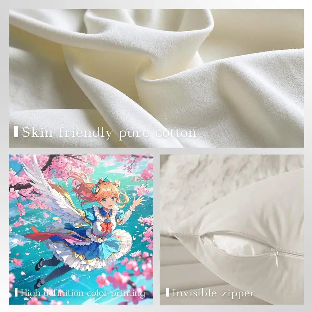 Zhang Linghe Cushion Cover – Double-Sided Printed Pillow Cover Decorative Pillow Cover Axl