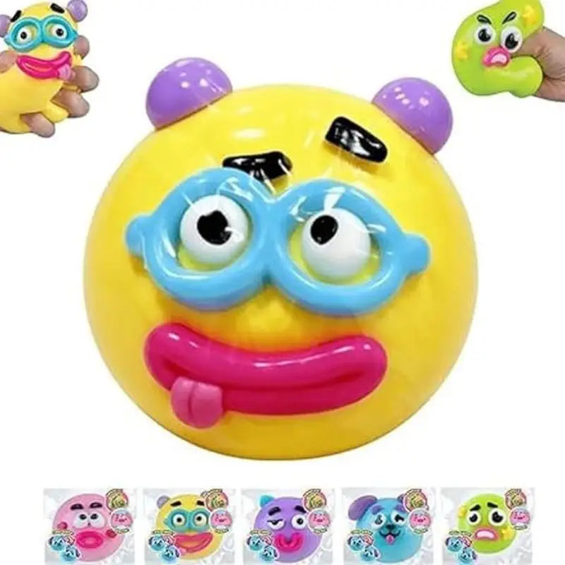 Slow Rise Squeeze Toy – Cute Dog Face Smusher Sensory Ball Slow Rise Squeeze Toy Axl A3