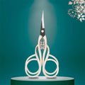 Vintage Stainless Steel Sewing Scissors – Embroidery & Fabric Sewing Scissors Axl Scissors-White