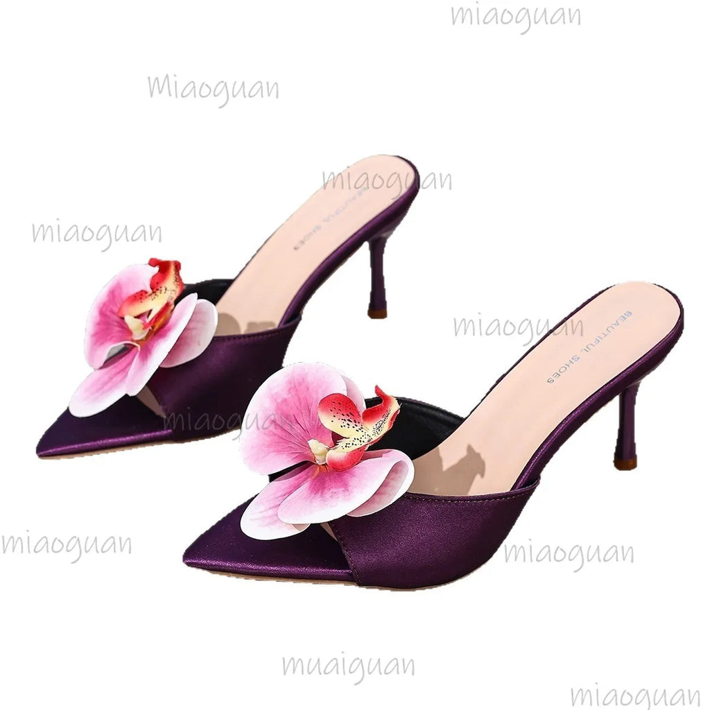 Orchid High Heel Sandals – Women's Open Toe Party Shoes High Heel Sandals Axl