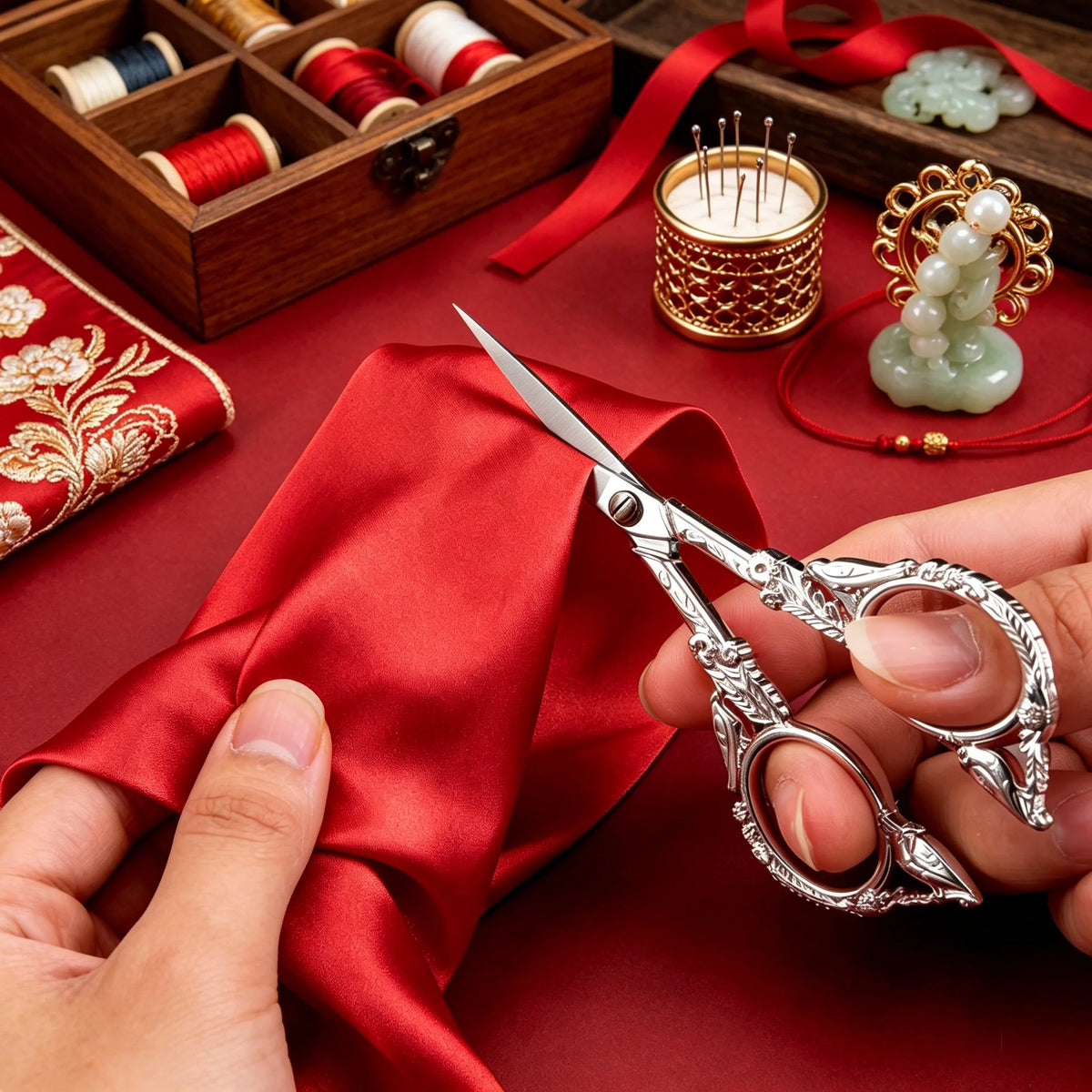 Vintage Tailor Scissors – Embroidery & Cloth Cutting Shears Embroidery Scissors Axl