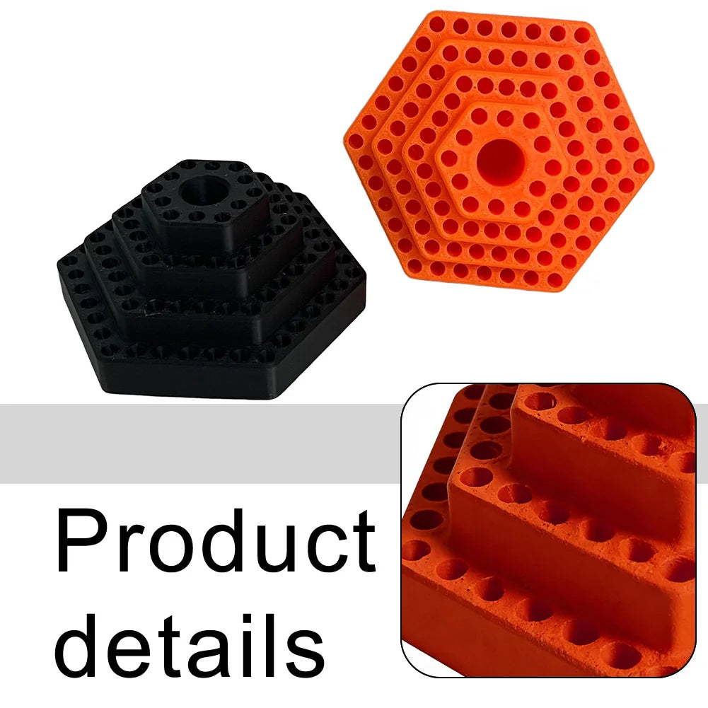 4.8mm Hex Drill Bit Holder & Organizer Stand | Plastic Drill Bit Organizer Axl