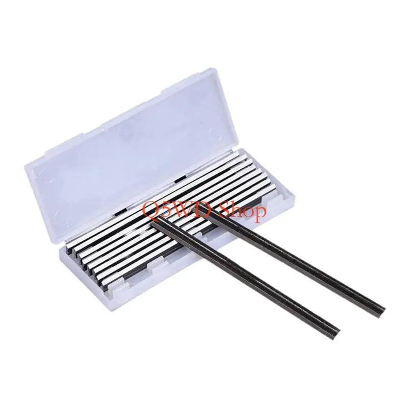 Manganese Steel Planer Blades 10-Pack | Electric Planer Replacement Planer Blades Axl