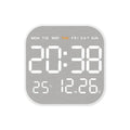 Silent LED Wall Clock – Time, Date & Temp Display | Modern Decor LED Wall Clock Axl B