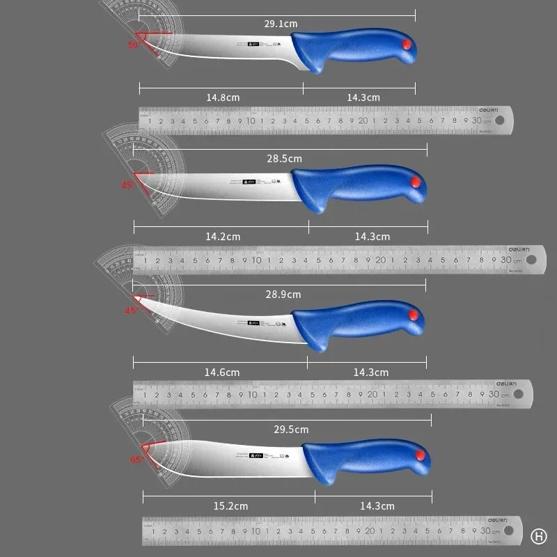 Professional Curved Boning Knife – Sharp Stainless Steel Chef Knife Boning Knife Axl