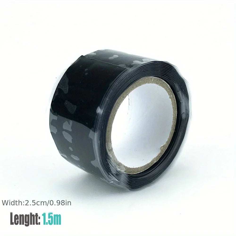 Self-Fusing Silicone Tape – Leak-Proof Pipe & Hose Repair 1.5m Pipe Repair Tape Axl 1.5m Black