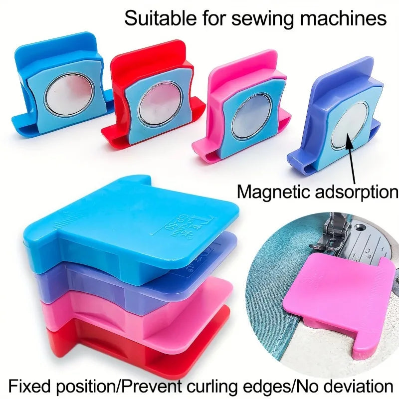 Magnetic Sewing Guide with Scale – Seam Positioning Tool Sewing Machine Accessory Axl