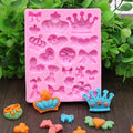 Crown Bowknot 3D Silicone Fondant Mold – Cake Candy Making Silicone Baking Mold Axl Default Title