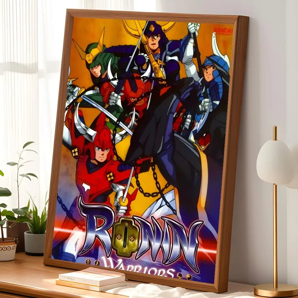 Ronin Warriors Anime Self-Stick PVC Wall Art Poster | HD Print Anime Wall Poster Axl