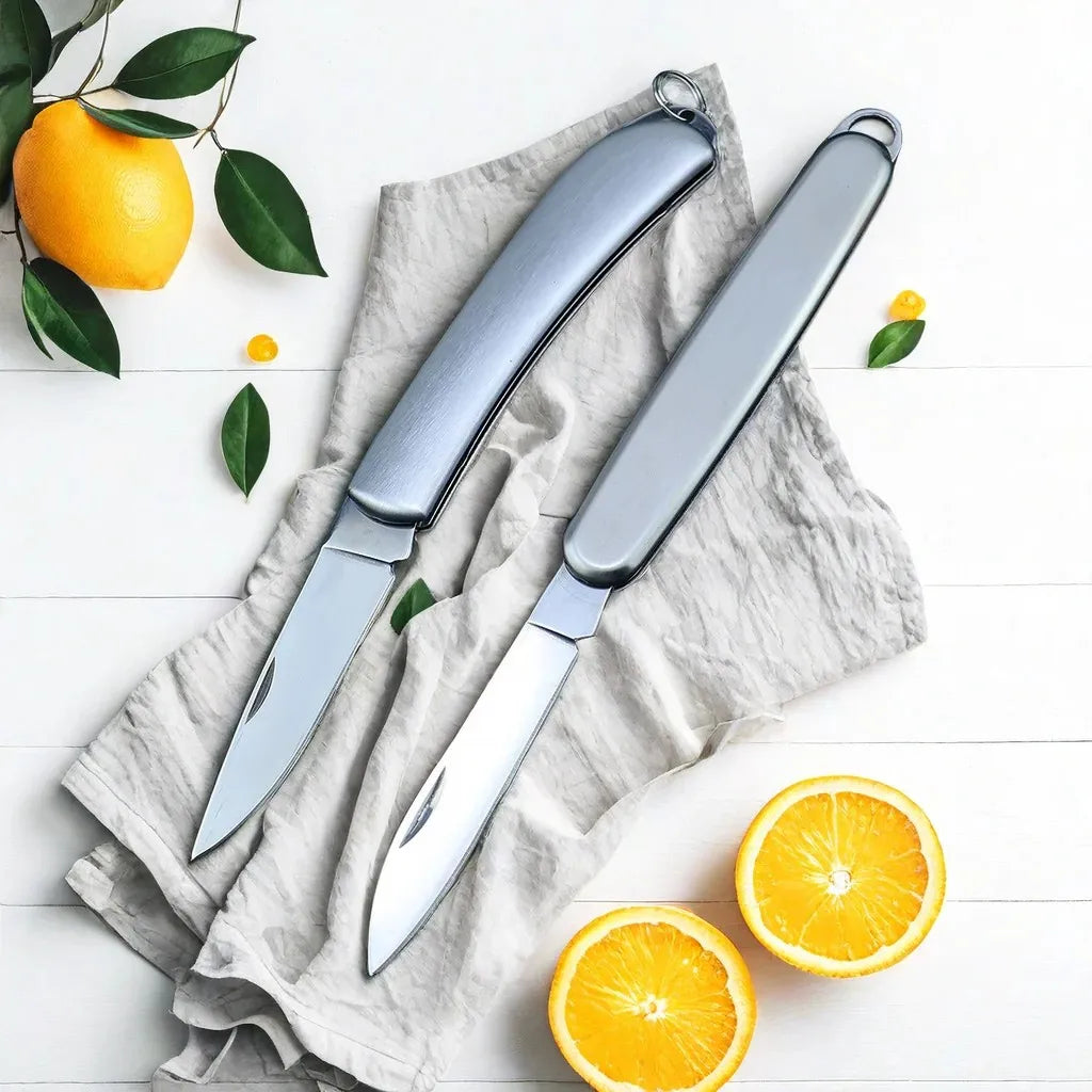 Pocket Folding Fruit Knife – Stainless Steel Paring Knife Folding Paring Knife Axl 2pcs