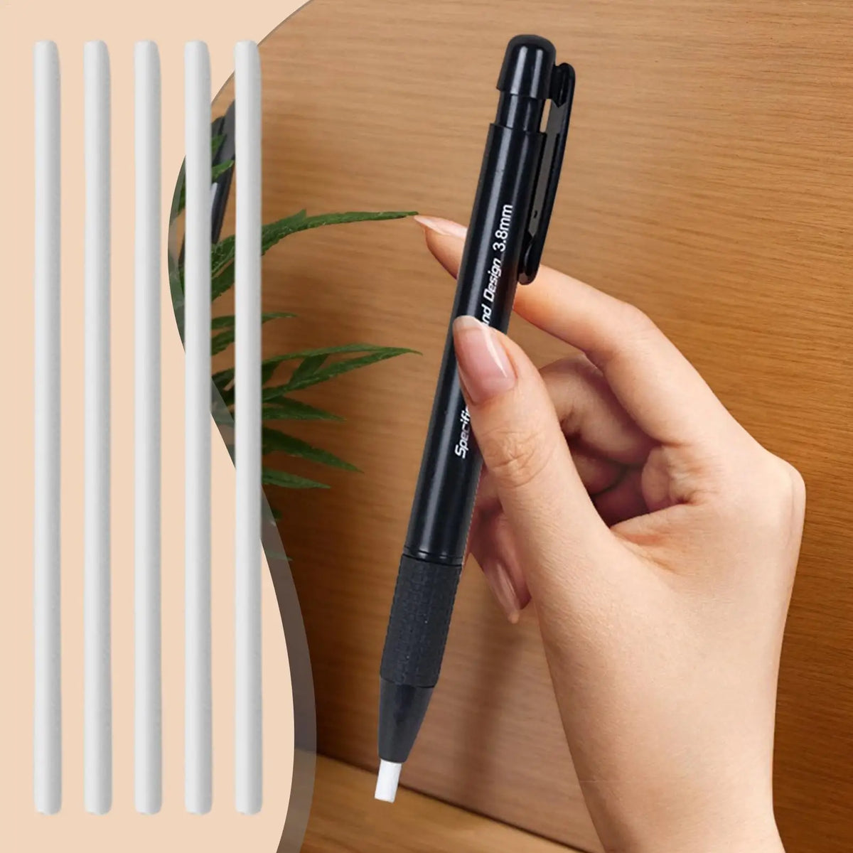 Retractable Eraser Pen – Refillable Mechanical Art Eraser Mechanical Eraser Pen Axl