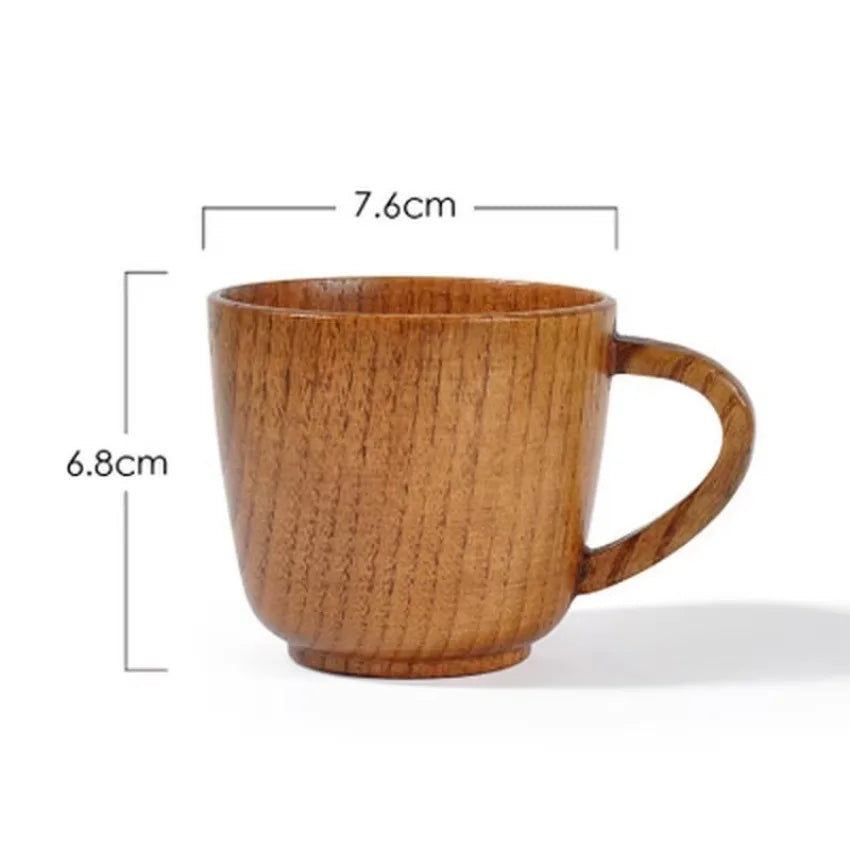 Handmade Natural Spruce Wooden Big Belly Cup – Rustic Drinkware Wooden Drinkware Mug Axl 7.6 X 6.8cm A