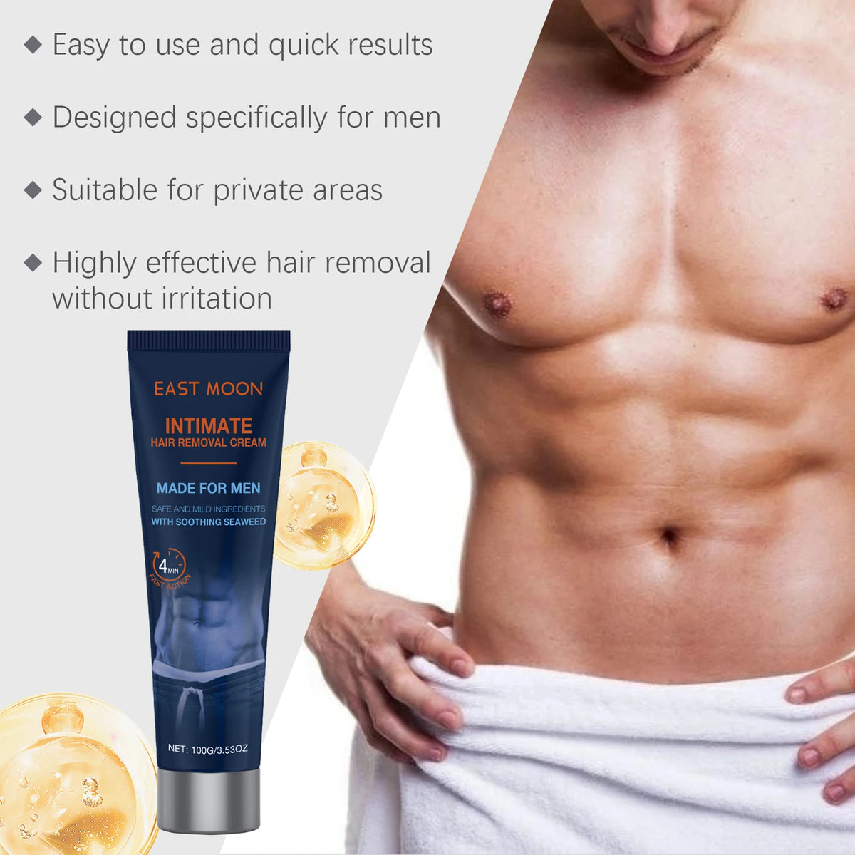 Avocado Hair Removal Cream – Hydrating Gentle Formula 100g Hair Removal Cream Axl