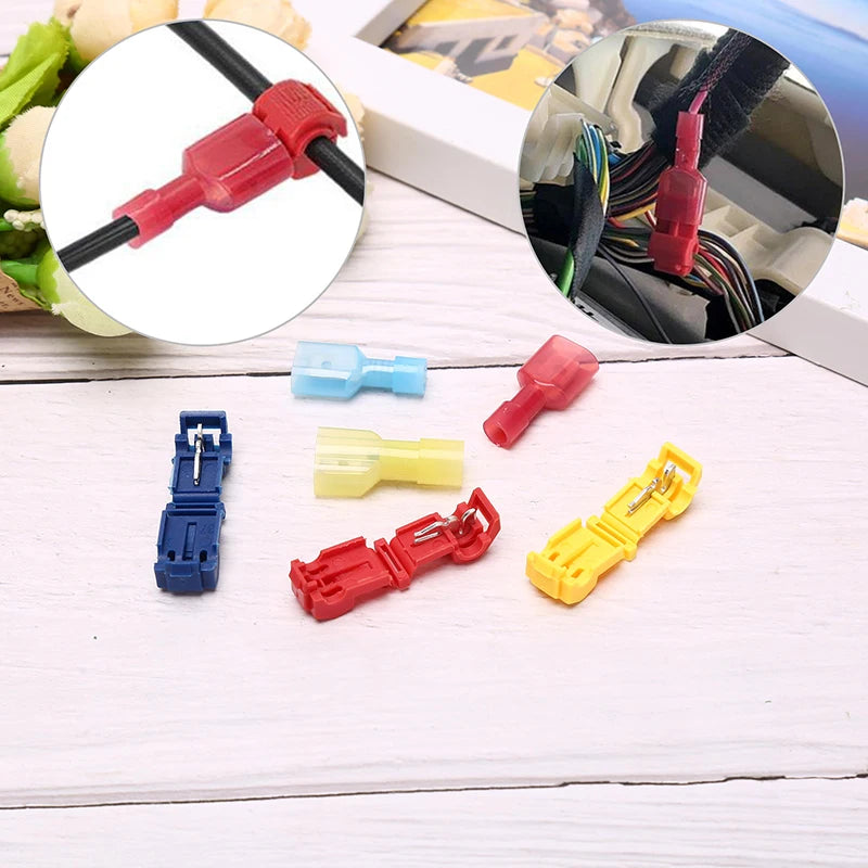 20Pcs T-Tap Splice Wire Connectors – Insulated Crimp Terminals Wire Crimp Terminals Axl