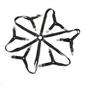 12-Piece Adjustable Bed Sheet Clips & Mattress Fasteners Bed Sheet Clips Axl Black