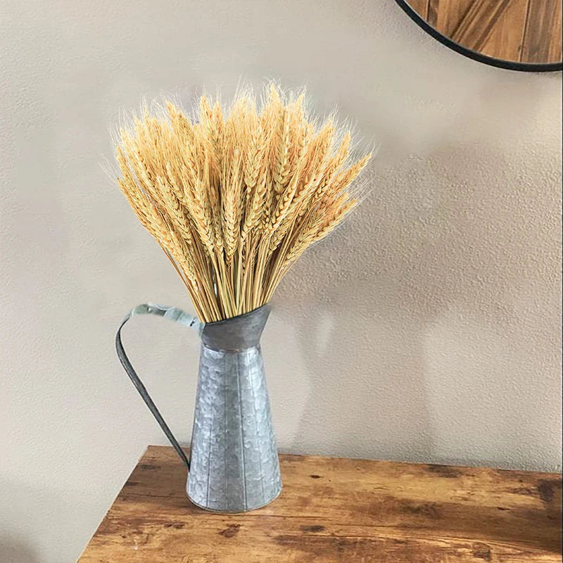 Dried Wheat Stalks 50/100/200 PCS – Natural Boho Home Decor Dried Flower Stems Axl
