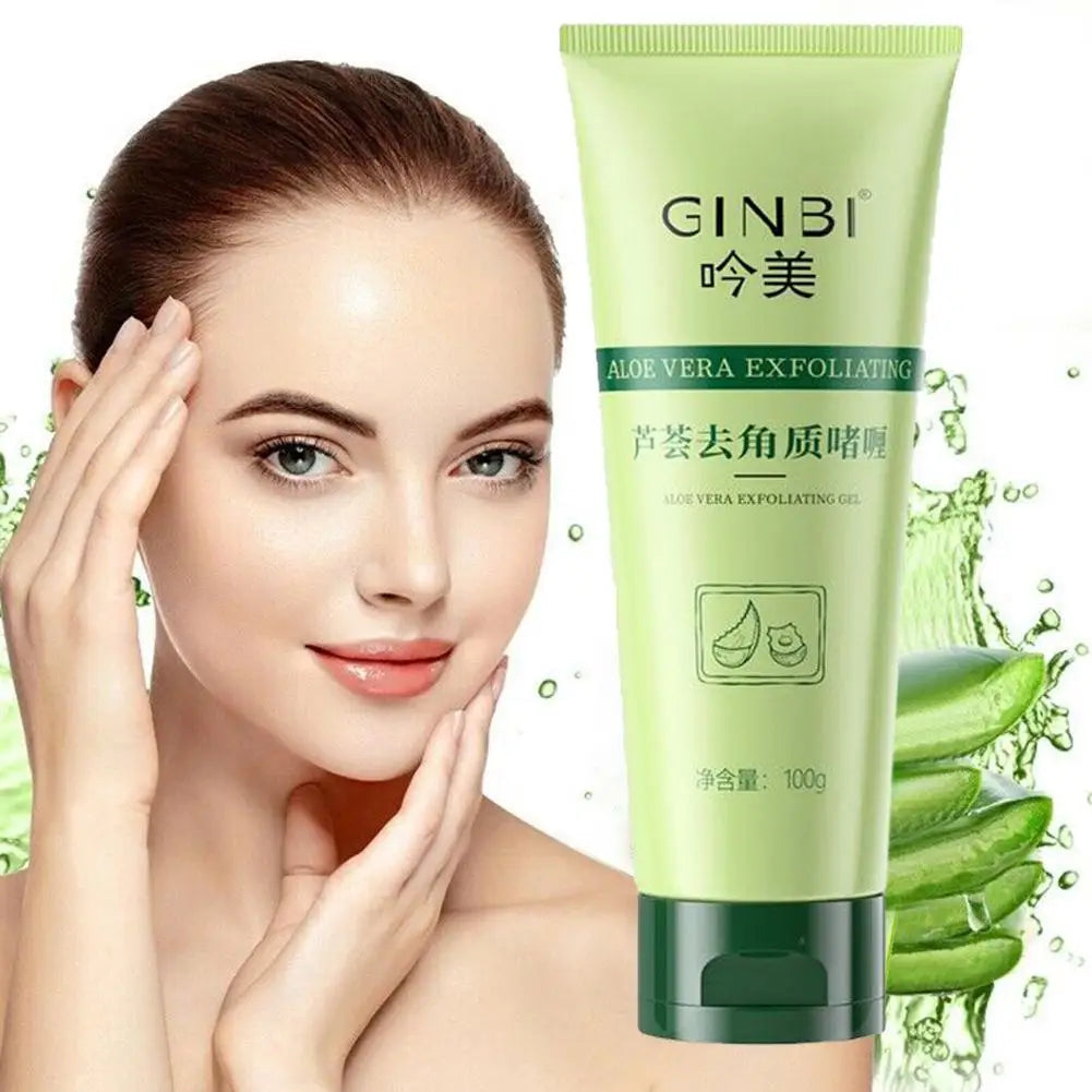 Aloe Vera Face Exfoliating Gel – Pore Minimizing Scrub 30–100g Facial Exfoliating Scrub Axl