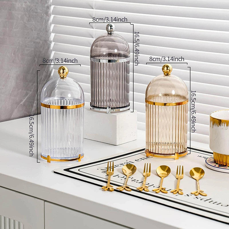 Food Storage Canister with Coffee Spoon & Fork Holder Kitchen Storage Organizer Axl