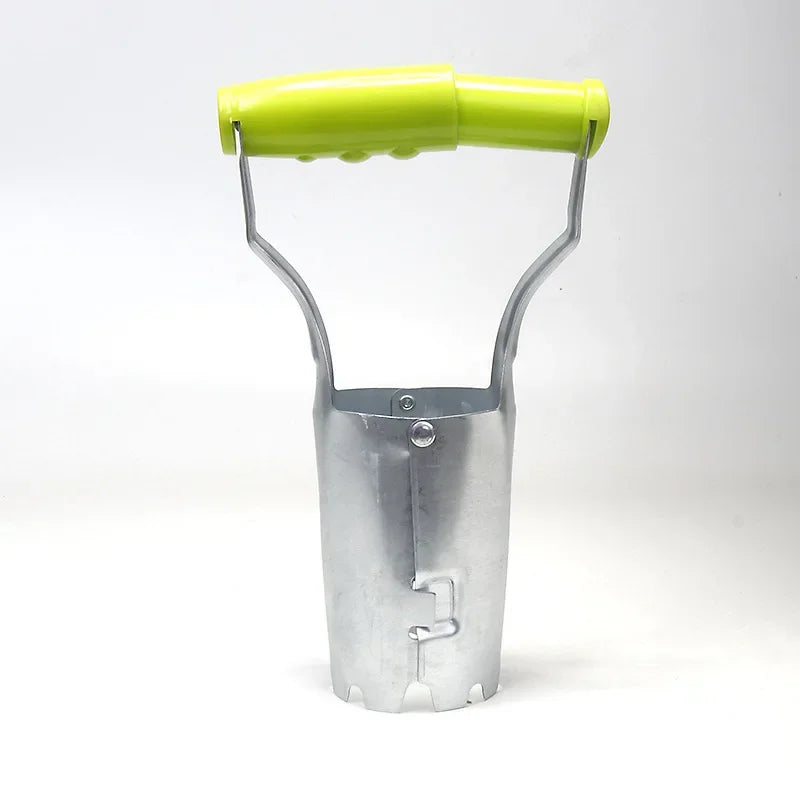 Seedling Transplanter Tool – Wood & Iron Vegetable Flower Planter Garden Transplanter Tool Axl Light green