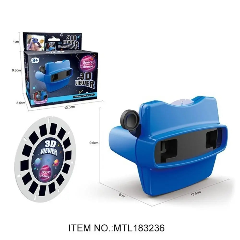 3D View-Master Unicorn Mini Theater Luminous Toy for Kids 3D Viewer Toy Axl