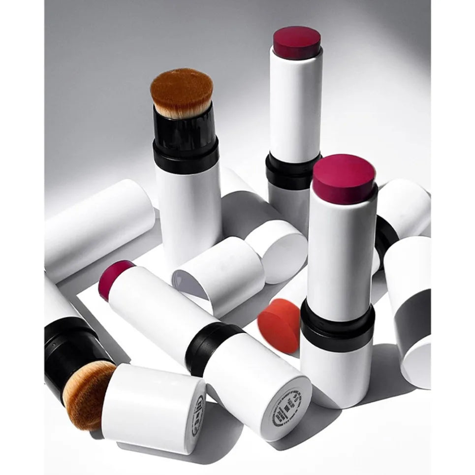 2-in-1 Waterproof Blush & Contour Stick with Brush | Vegan Blush Contour Stick Axl