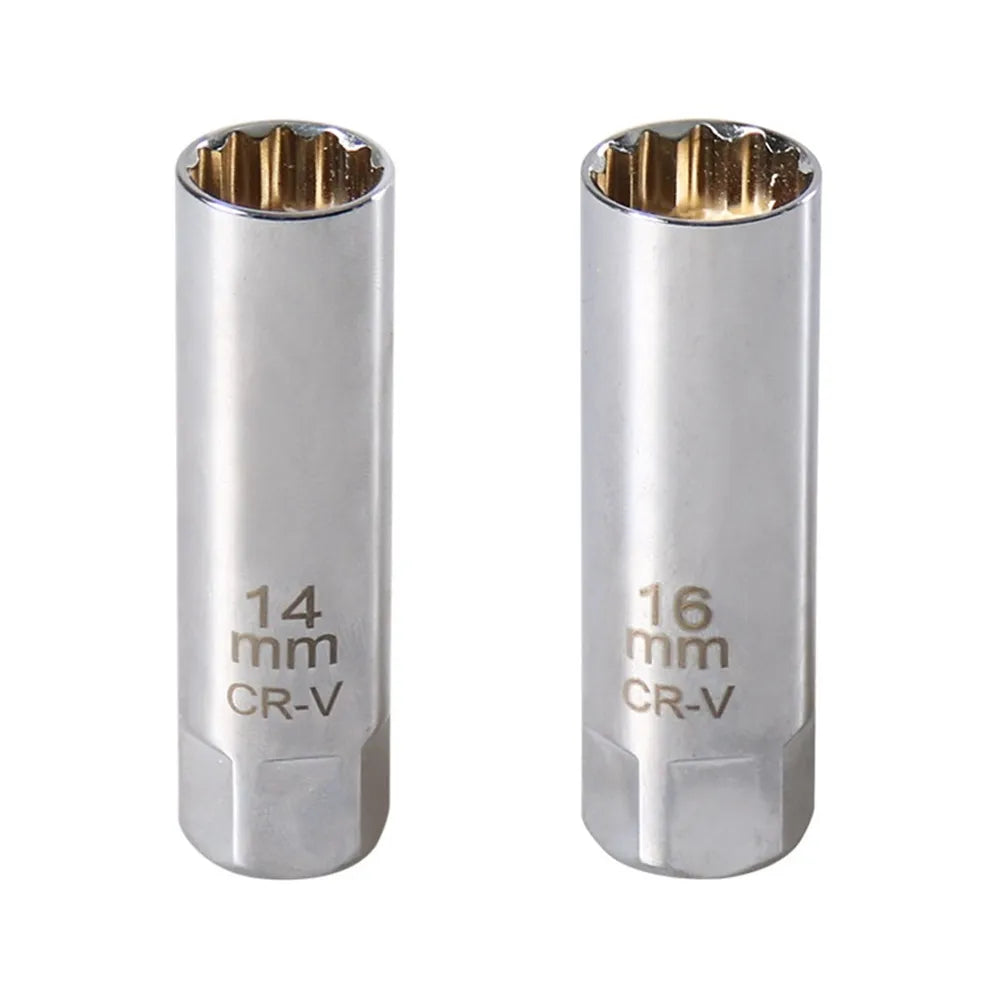 14mm & 16mm Spark Plug Socket Wrench Set – Thin Wall 2pc Spark Plug Socket Set Axl