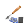 5-Piece Bread Baking Tool Set – Stainless Steel & Wood Handle Baking Tool Set Axl 1pcs